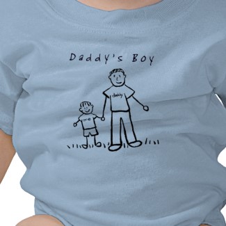 Daddy's Boy T-shirt Art Both Shirt Sides