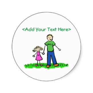 Daddy's Little Girl Sticker (Blond)