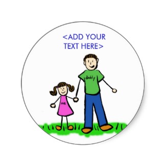 Daddy's Little Girl Sticker (Brunette)