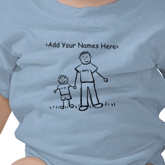 Father and Son Shirt Double Side Shirt Custom Names