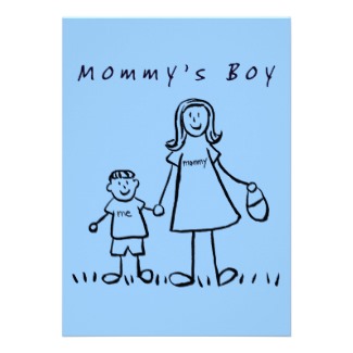Mommy's Boy Invitation or Invites