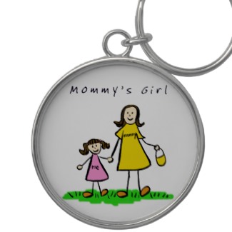 Mommy's Girl Keychain (Brunette)