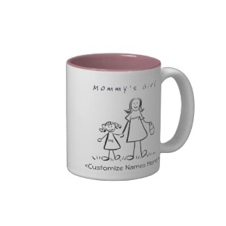 Mommy's Girl - Mother & Daughter Custom Mug