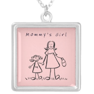 Mommy's Little Girl Necklace Charm Pendant