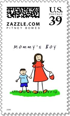 Mommy's Boy Stamp